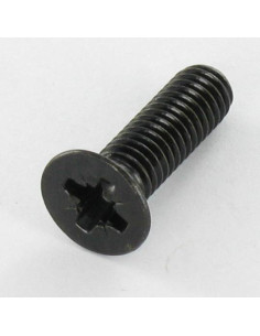 Vis métaux Tête fraisée Pozi N°3 M6X35 Acier zingué noir