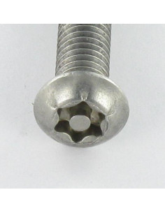 Vis métaux Inox A2 Inviolable Tête bombée TORX T30 avec... 2