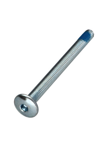 1 x Vis Poelier M6X70 Clé de 4 HC4 Acier zingué...