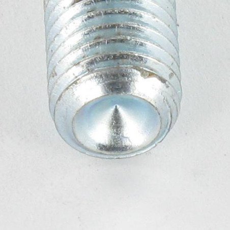 1 x Vis métaux Sans tête six pans creux (sthc) Clé de 4 HC4 M8X30 Bout cuvette Acier zingué