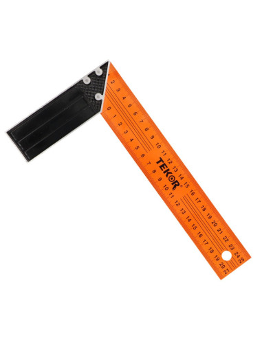 1 x Equerre Menuisier TEKOR 25 CM