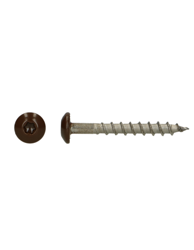 1 x Vis Penture 4.5X35 TORX T20 Inox A4 RAL8028...