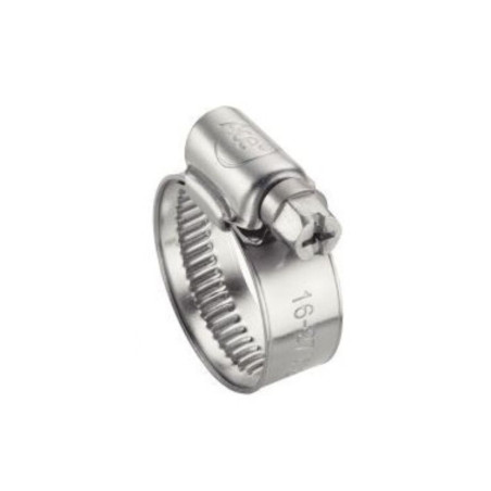1 x Collier de serrage bande non perforée de 12MM Diamètre 80 à 100 Acier zingué W1