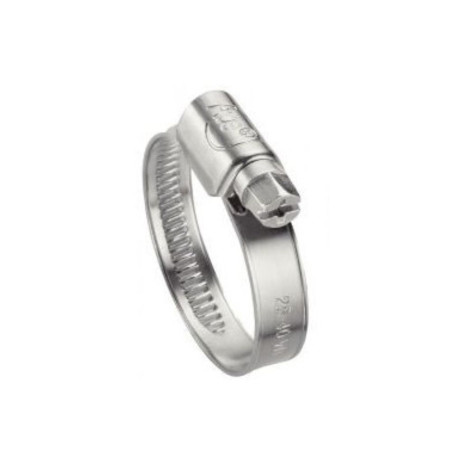 1 x Collier de serrage bande non perforée de 9MM Diamètre 10 à 16 Acier zingué W1
