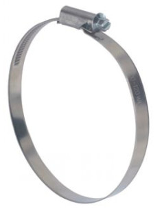 Collier de serrage tête déportée bande non perforée de 12...