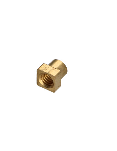 1 x Ecrou carré Laiton M3.5 Pas de 60 5X5X5