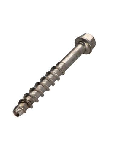 1 x Vis béton Tête hexagonale TH S13 Inox A4...