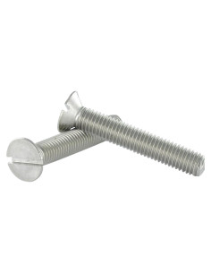 Vis métaux Tête fraisée Fendue M8X35 Inox A4