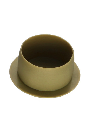 1 x Bouchon Lisse 25X32 LG13 Polyéthylène RAL1020