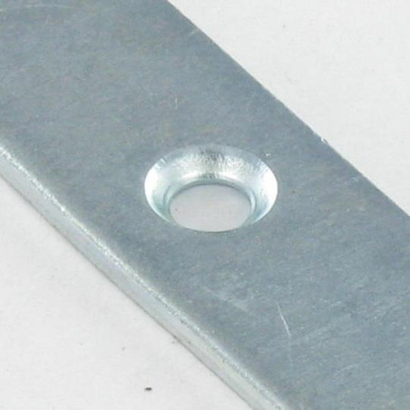 1 x Platine D'ASSEMBLAGE 15X100 Acier zingué