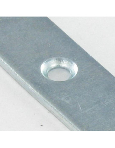 1 x Platine D'ASSEMBLAGE 20X200 Acier zingué