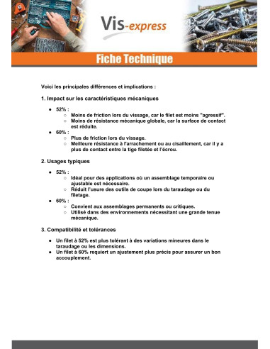 1 x Tige filetée M6 Longueur 1 mètre Classe 8.8...