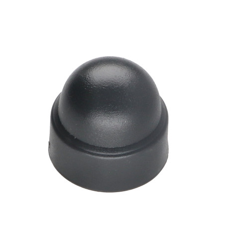 1 x Cache Ecrou ou cache tête vis Tête hexagonale TH M10 Polyéthylène RAL7016 gris anthracite Sur plat 17