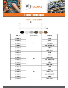 Cache adhésif Diamètre 13 Noir 2