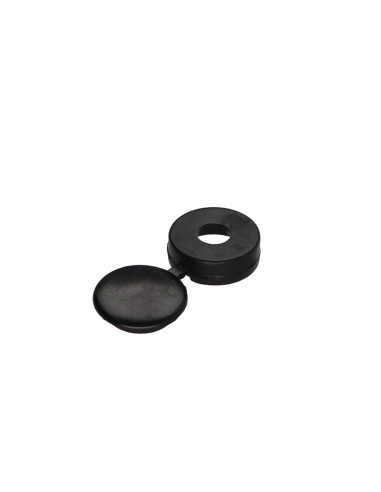 1 x Cache Rivet Polyethylène noir