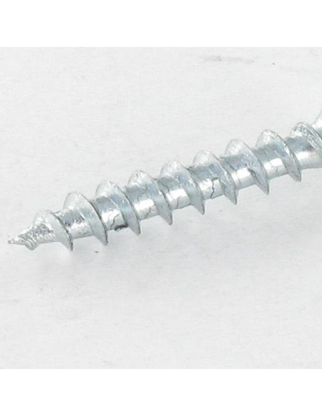 1 x Vis De FERRURE/PVC Tête fraisée Phillips 4.2X45 Acier zingué