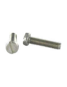 Vis métaux Tête cylindrique TC Fendue M6X8 Inox A4