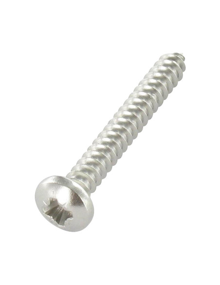 1 x Vis tôle tête cylindrique bombée large Pozi 3.9X32 Inox A4