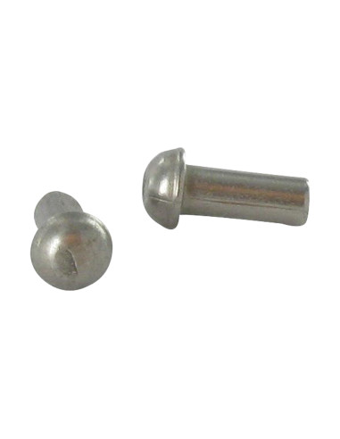 1 x Rivet à frapper Inox Tête ronde TR 4X10