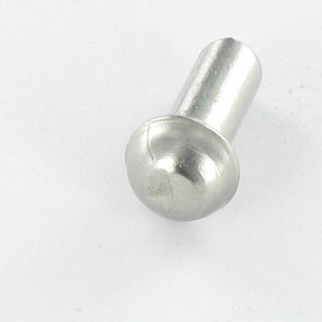 1 x Rivet à frapper Inox Tête ronde TR 4X10