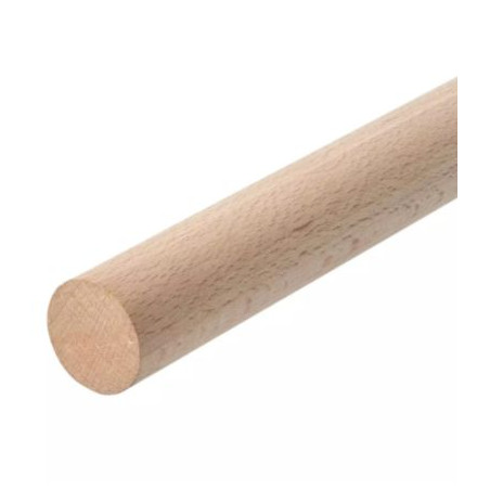 1 x Tourillon bois lisse Diamètre 12 Longueur 1 mètre