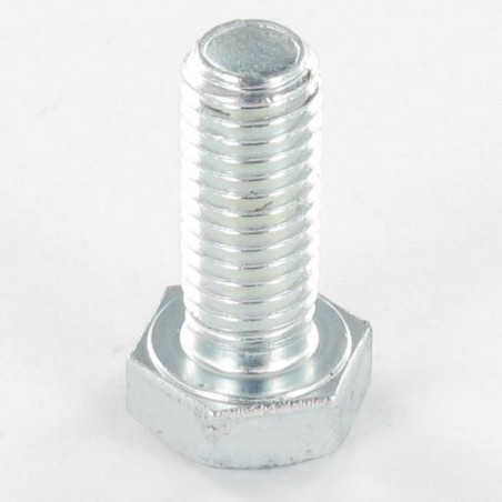 1 x Vis métaux Tête hexagonale TH M10X120 Classe 6.8 Acier zingué