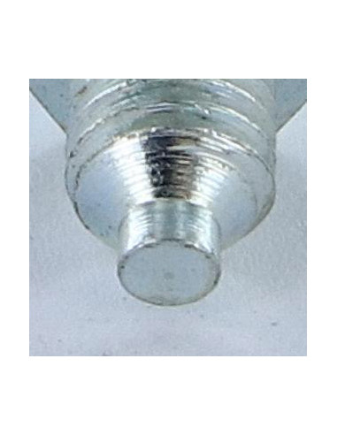 1 x Vis métaux Tête hexagonale TH M8X12 Bout...