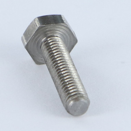 1 x Vis métaux Tête hexagonale TH M3X12 Acier brut microvis