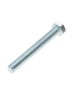 Vis métaux Tête hexagonale TH M12X90 Classe 6.8 Acier zingué 2