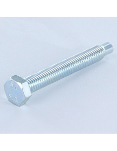 Vis métaux Tête hexagonale TH M5X38.5 Bout téton Téton...