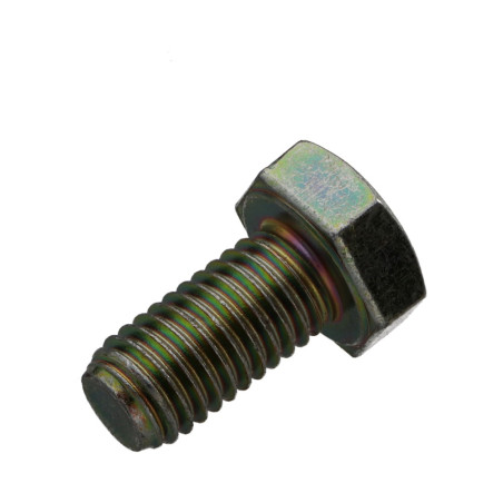 1 x Vis métaux Tête hexagonale TH M5X8 Pozi Classe 6.8 Bichromaté