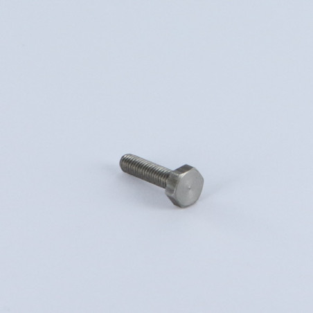 1 x Vis métaux Tête hexagonale TH M2.5X8 Acier brut microvis