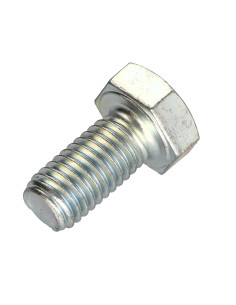 Vis métaux Tête hexagonale TH M12X20 Classe 6.8 Acier zingué 2