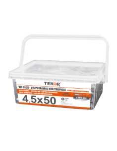 Seau de 385 Vis DECK TEKOR 4.5X50 Pointe antifendage type...