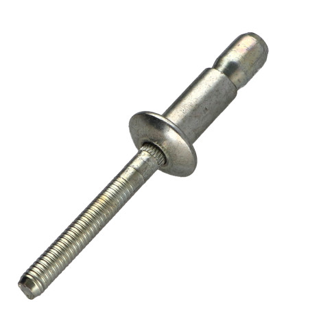 1 x Rivet MEGAGRIP Tout Acier brut 4.9X10.5 Tête plate