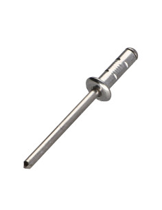 Rivet Corps Aluminium / Tige inox Tête plate 4.8X15... 2