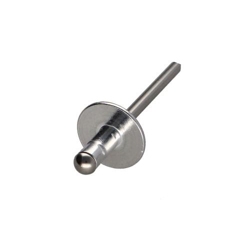 1 x Rivet Corps Aluminium / Tige inox Tête large 4.8X25 Multi-serrage POLYGRIP
