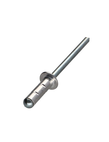 1 x Rivet aveugle Aluminium Tige acier 4X17...