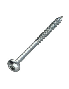 Vis bois TEKOR Tête ronde TR TORX T30 6X70 Filetage...