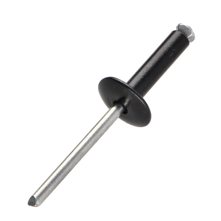 1 x Rivet aveugle éclate GOSTAR Aluminium Tige acier 4.8X30 Noir