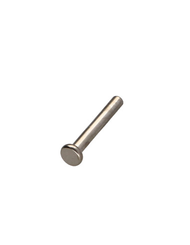 1 x Rivet FORES Tête plate 3X21 Acier nickelé