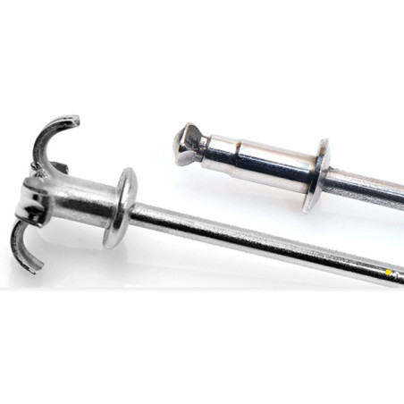 1 x Rivet aveugle éclate GOSTAR Aluminium Tige acier 4.8X12