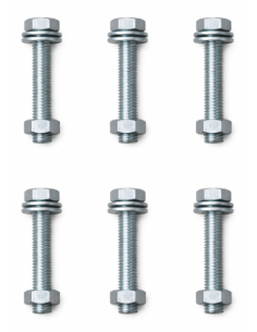 Pack 6 boulons M6x50 et rondelles