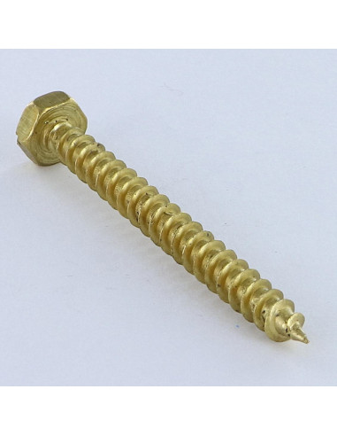1 x Tirefonds Laiton 6X60 FIL TOTAL T.FEND