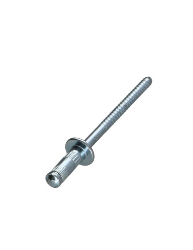 1 x Rivet Aveugle GOMUST Acier brut TRS 4X8