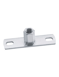 Platine de fixation Avec Ecrou hexagonale M10 Acier zingué