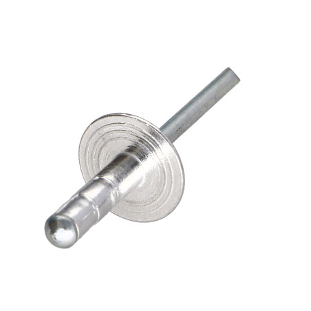 1 x Rivet aveugle multiserrage GOMULTI Aluminium Tige acier 4.8X24 Tête extra large TEL