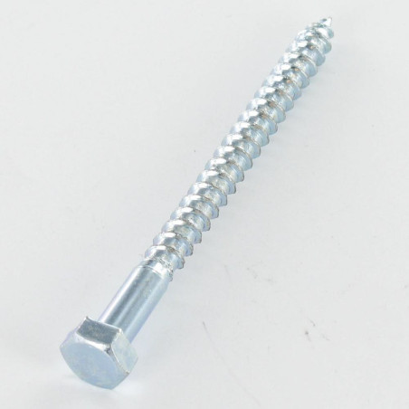 1 x Tirefonds 12X45 Acier zingué