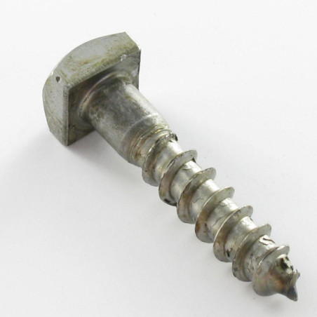 1 x Tirefond 7X35 Tête Carrée 11X11X5 Acier brut