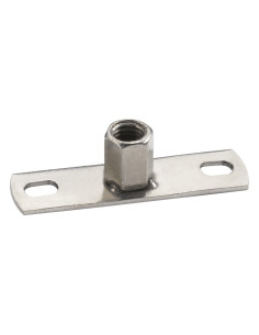 Platine de fixation Avec Ecrou hexagonale M8 Inox A4
